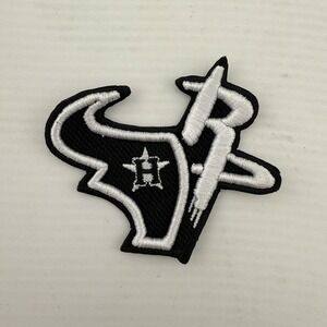 Houston Texans Rockets Astros Iron On Patch TX Football Basketball Baseball 2.5"